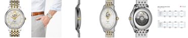 Tissot Men's Swiss Automatic Tradition Powermatic 80 Open Heart Two-Tone Stainless Steel Bracelet Watch 40mm T0639072203800